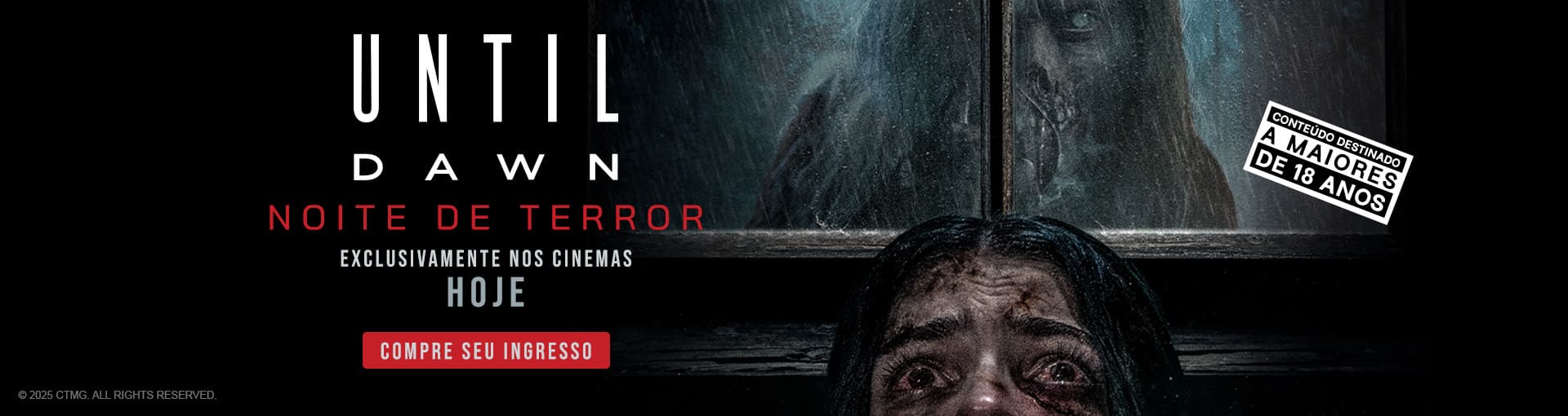 Banner Until Dawn - Noite de Terror
