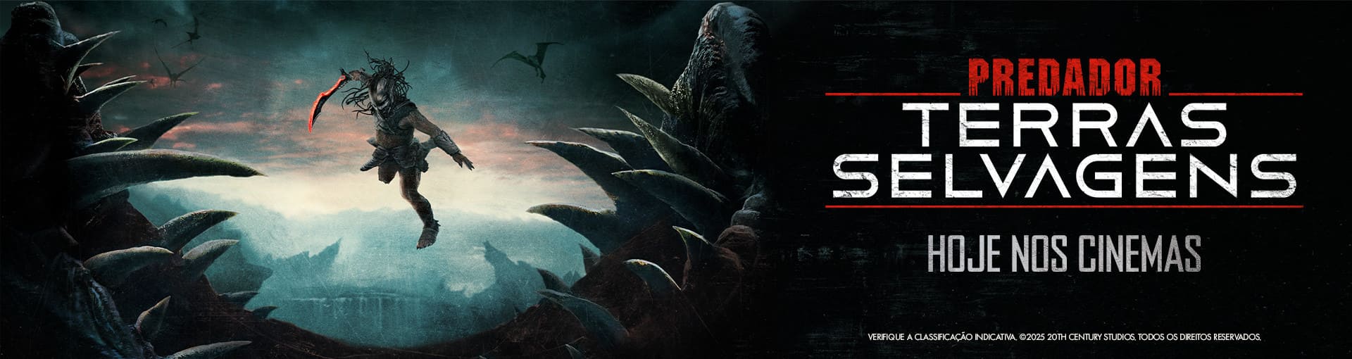 Banner Predador: Terras Selvagens