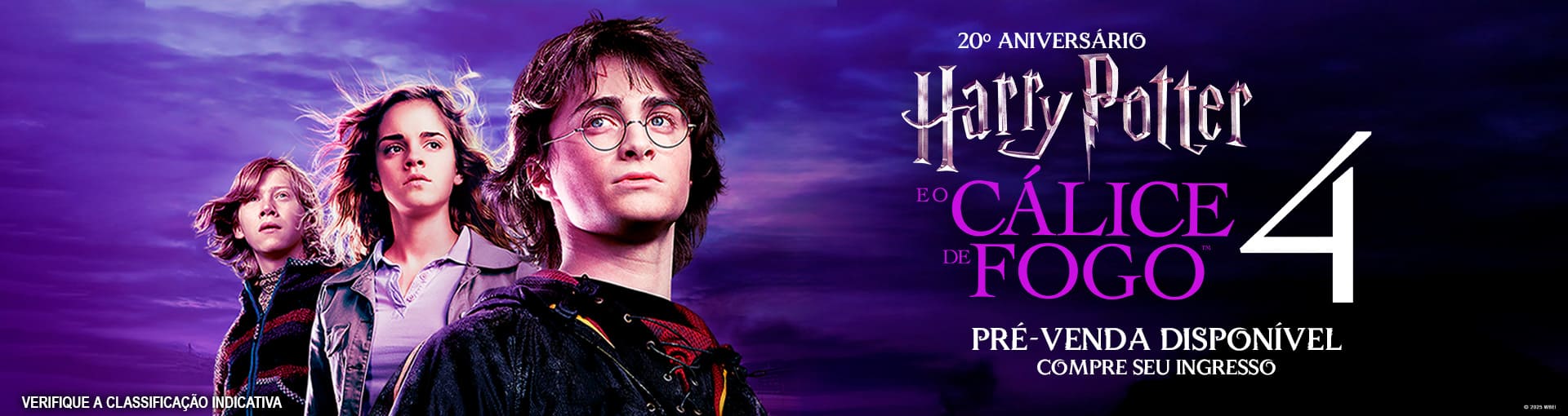 Banner Harry Potter e o Cálice de Fogo (20Âº Aniversário)