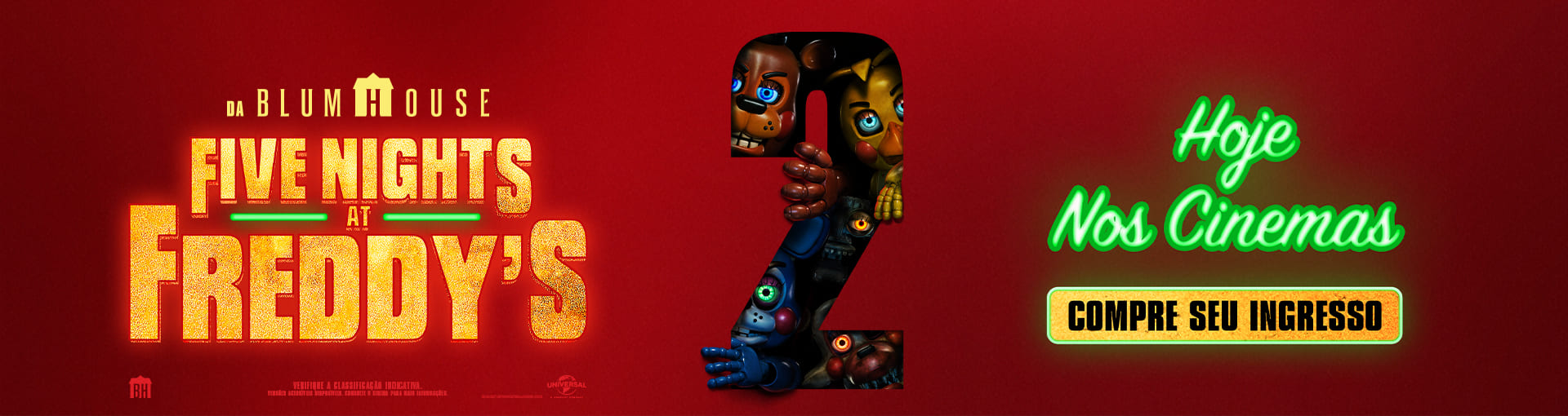 Banner Five Nights At FreddyÂ´s 2