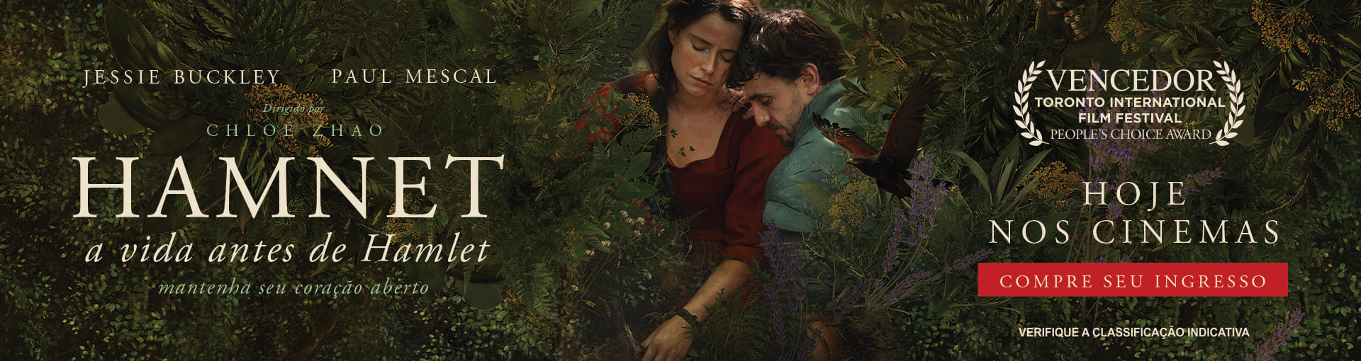 Banner Hamnet: A Vida Antes de Hamlet