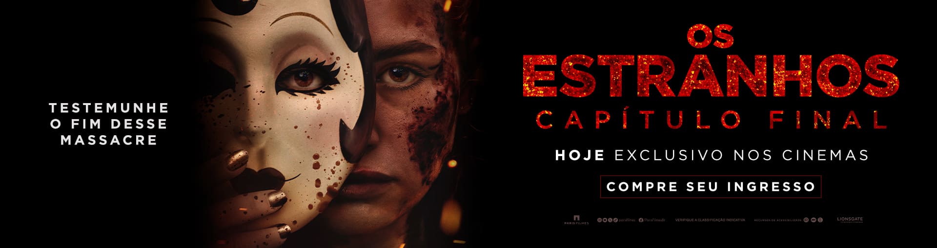 Banner Os Estranhos: Capítulo Final