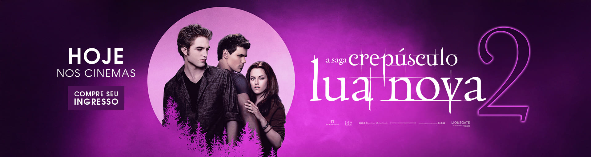 Banner A Saga Crepúsculo: Lua Nova (Relançamento)