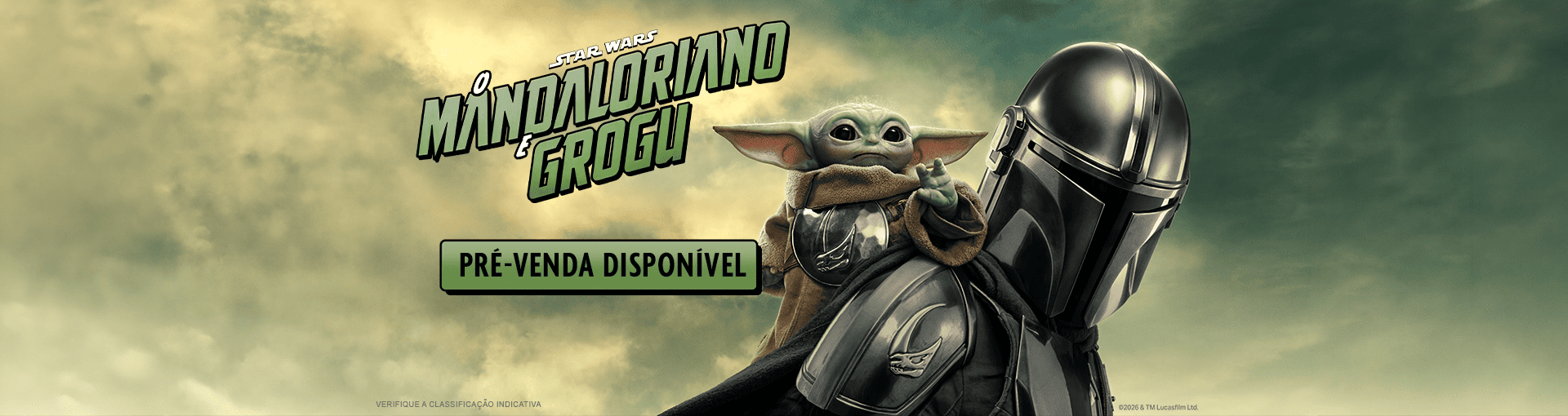 Banner O Mandaloriano e Grogu