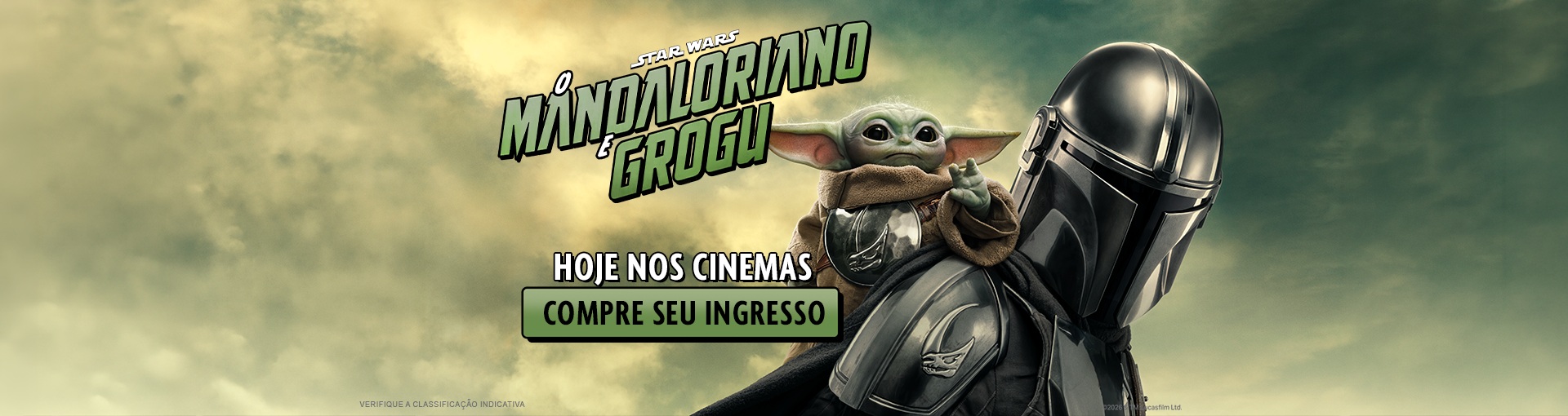 Banner O Mandaloriano e Grogu