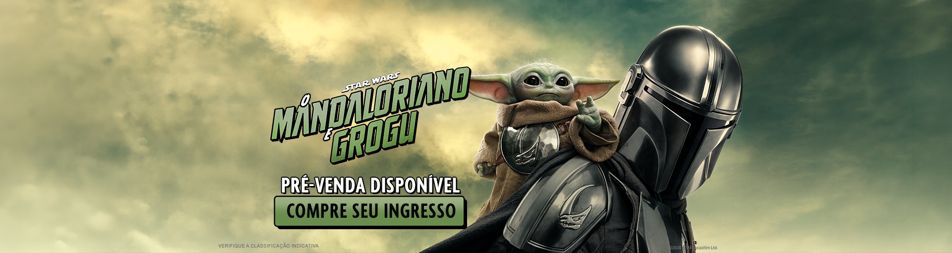 Banner O Mandaloriano e Grogu