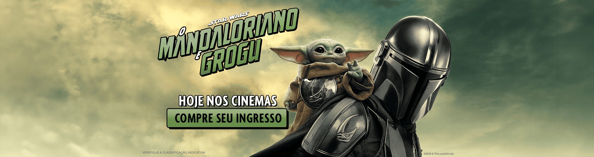 Banner O Mandaloriano e Grogu