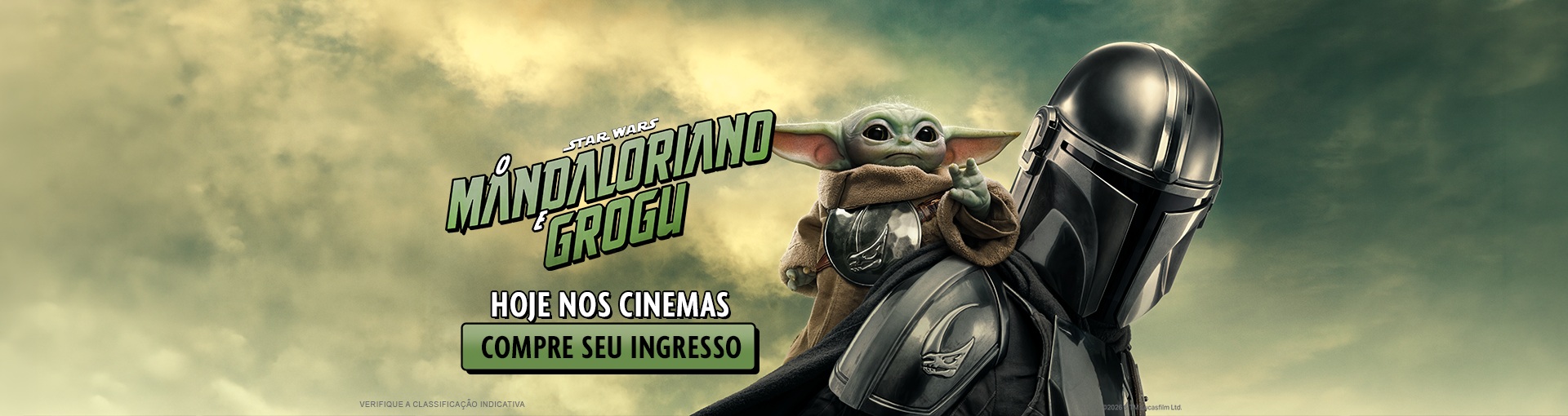Banner O Mandaloriano e Grogu