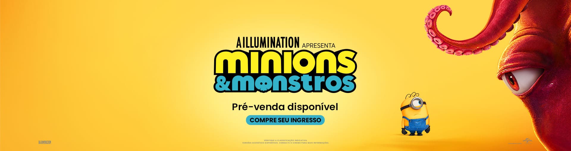 Banner Minions & Monstros