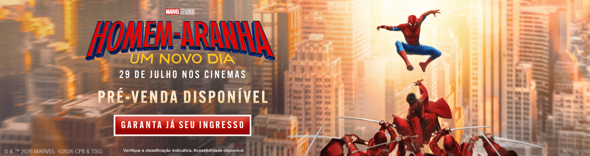 Banner Homem-Aranha: Um Novo Dia