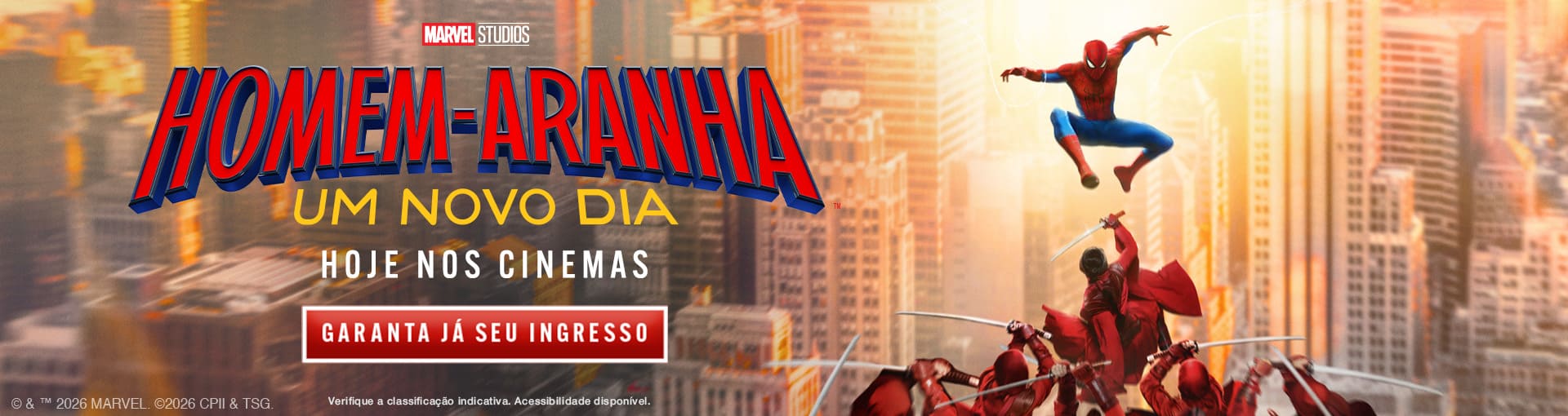 Banner Homem-Aranha: Um Novo Dia