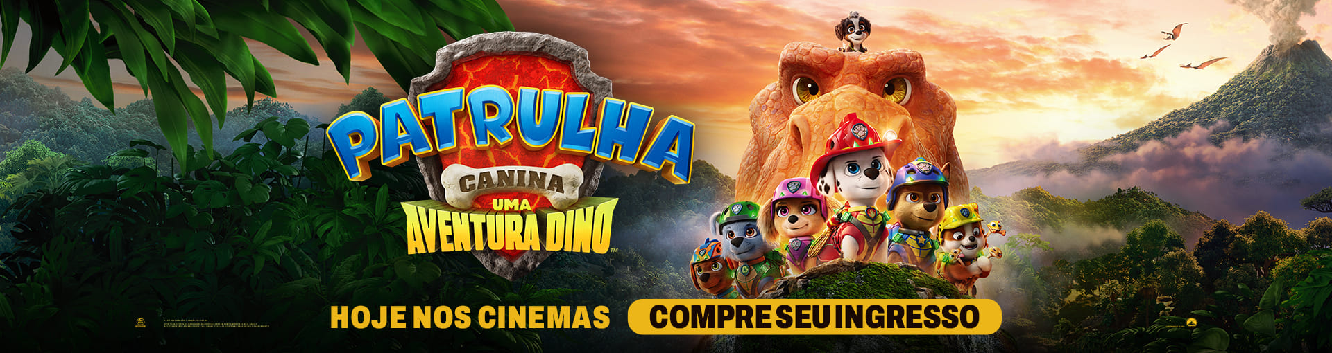 Banner Patrulha Canina: Uma Aventura Dino
