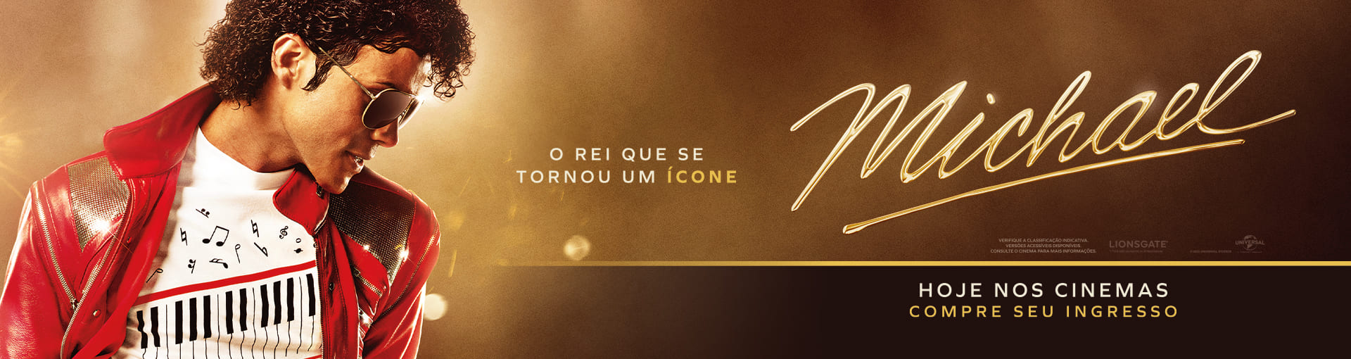 Banner promocional: Michael (Sessão Especial) - HOJE