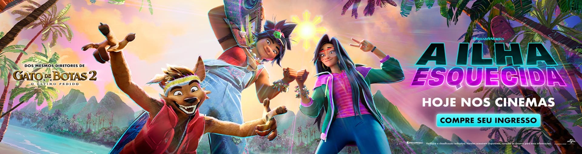 Banner promocional: A Ilha Esquecida